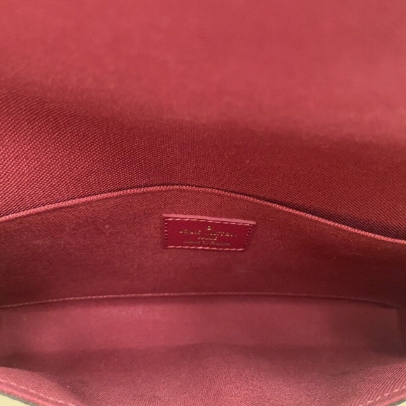 Louis Vuitton Felicie Monogram Fuchsia Clutch Crossbody (SP2186) + Receipt 🌸 - Picture 8 of 14